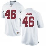 Men's Alabama Crimson Tide #46 Christian Swann White Replica NCAA College Football Jersey 2403JSNY5